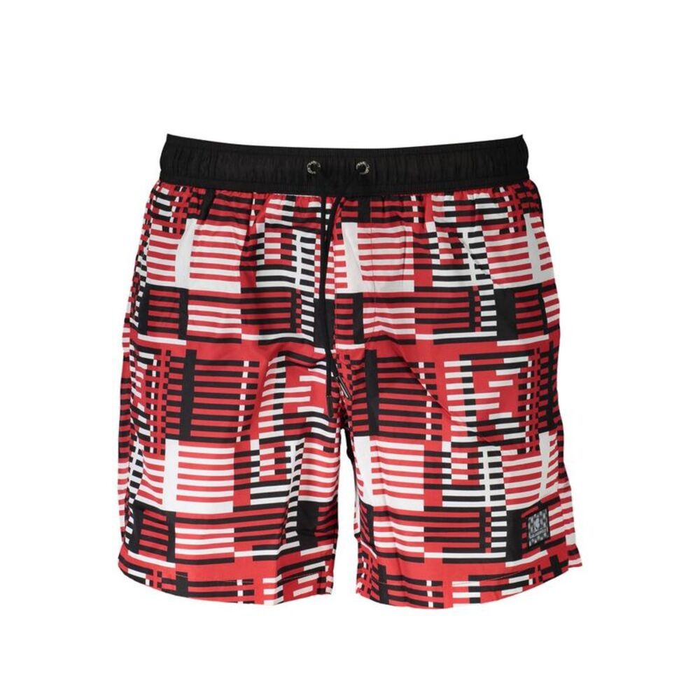 Karl Lagerfeld Rosso Polyester Men Swimming Men's Boxer